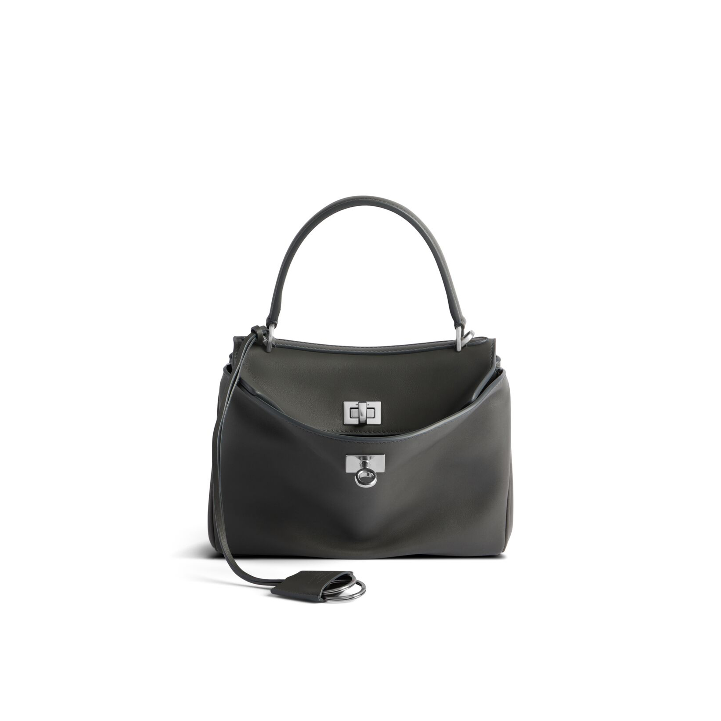 Ba*len*cia*ga rodeo mini tote silver hardware (22.8*9.9*8.3cm)